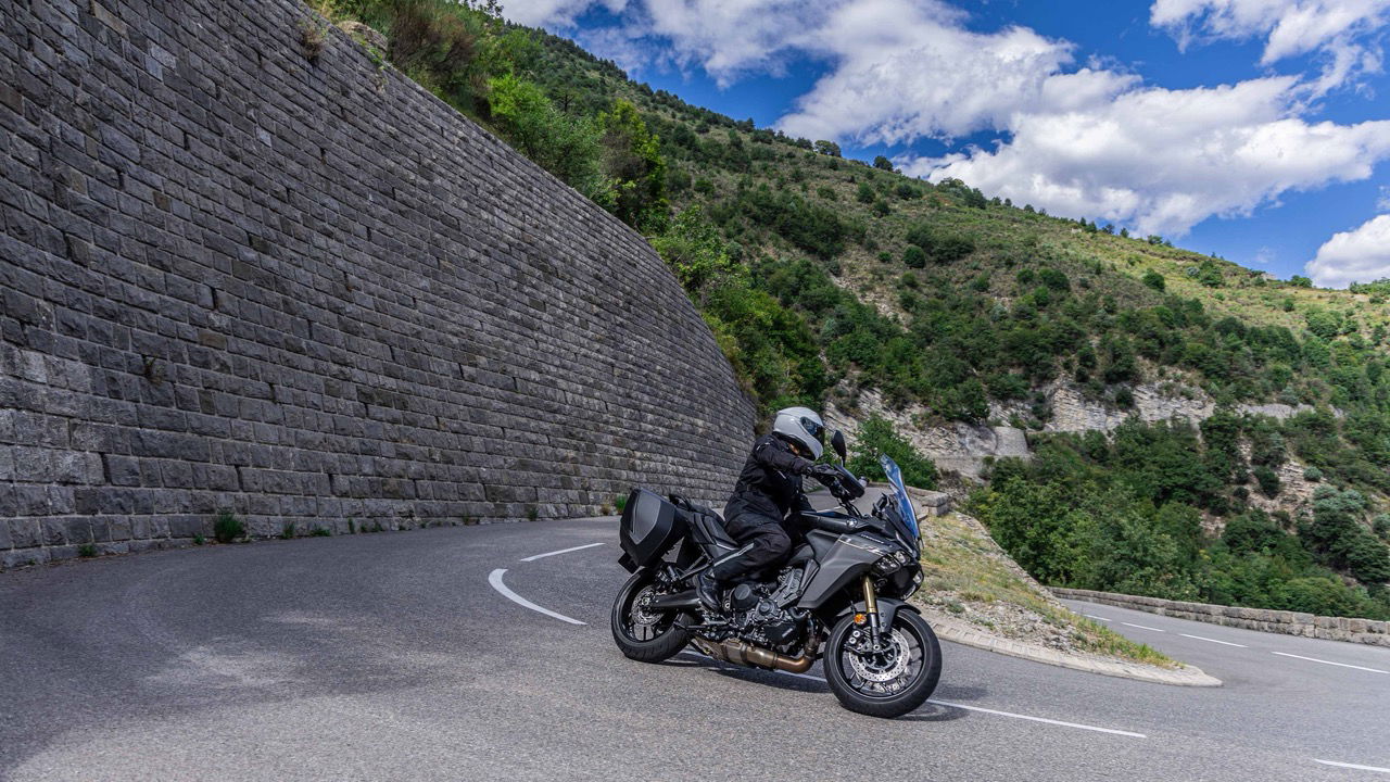 Panniers are standard on the GT + version